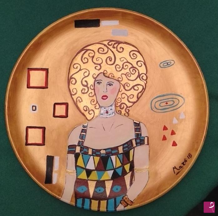 quadri in vendita online - piatto Klimt