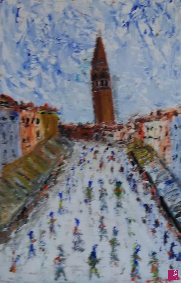 quadri in vendita online - Piazza di Burano