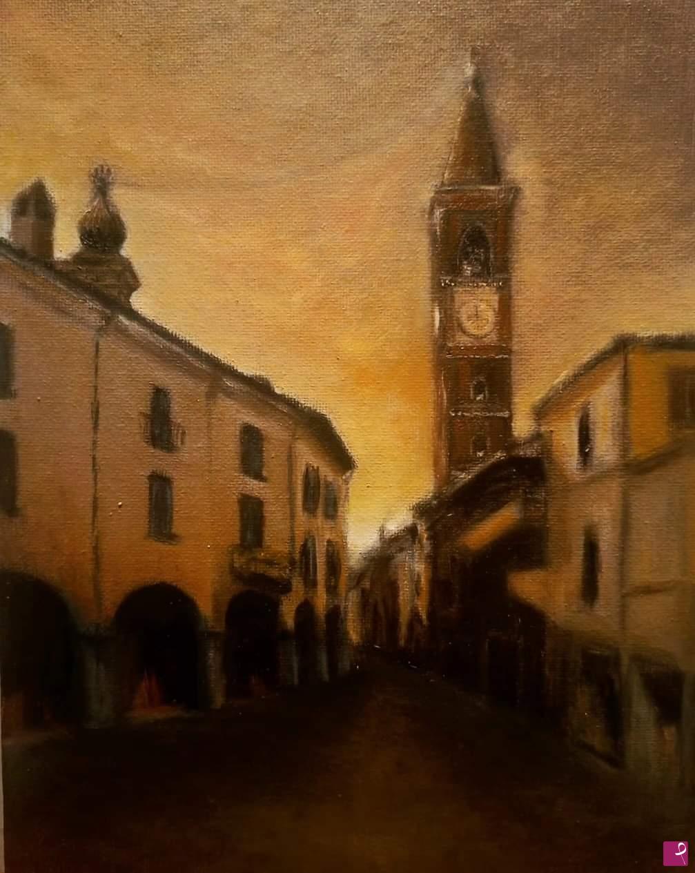 quadri in vendita online - Piazza Marconi 