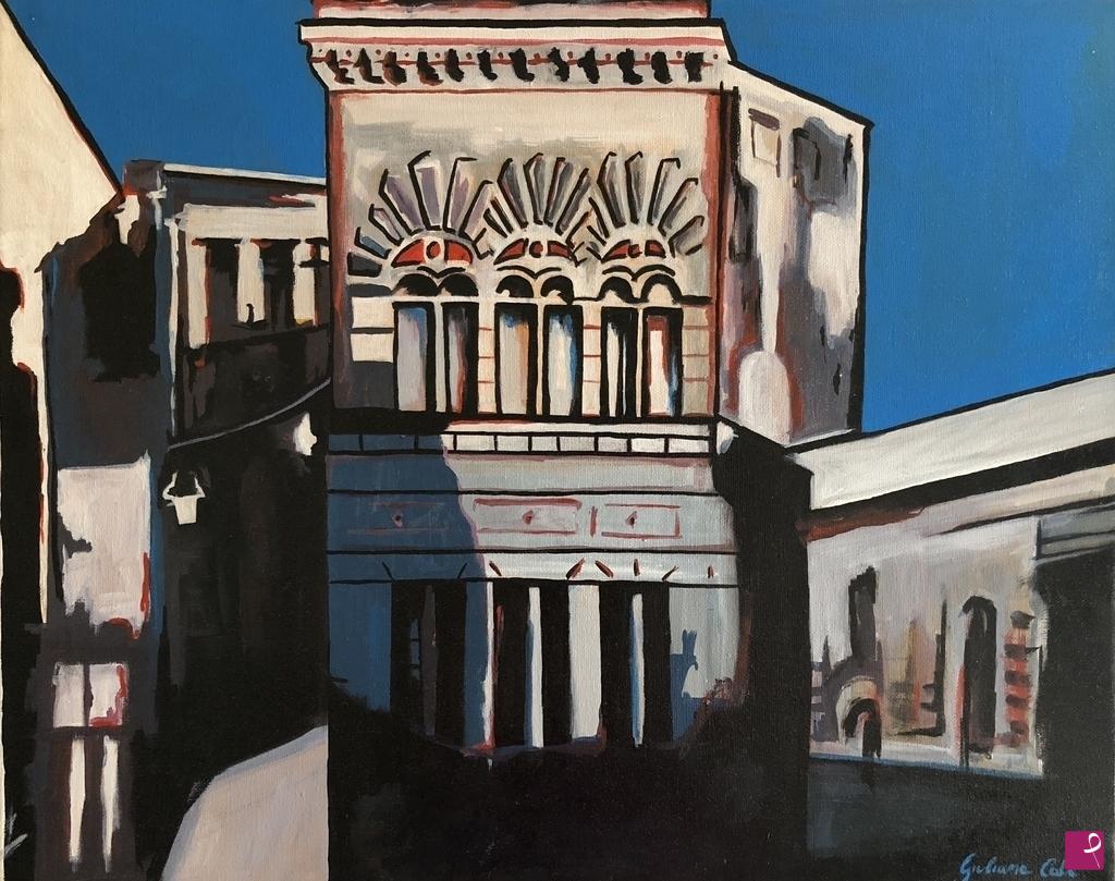 quadri in vendita online - “Piazza Pasini” 