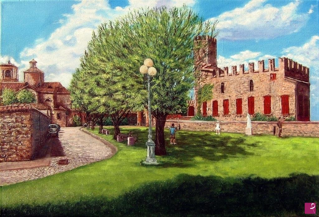 quadri in vendita online - Piazzale del Castello
