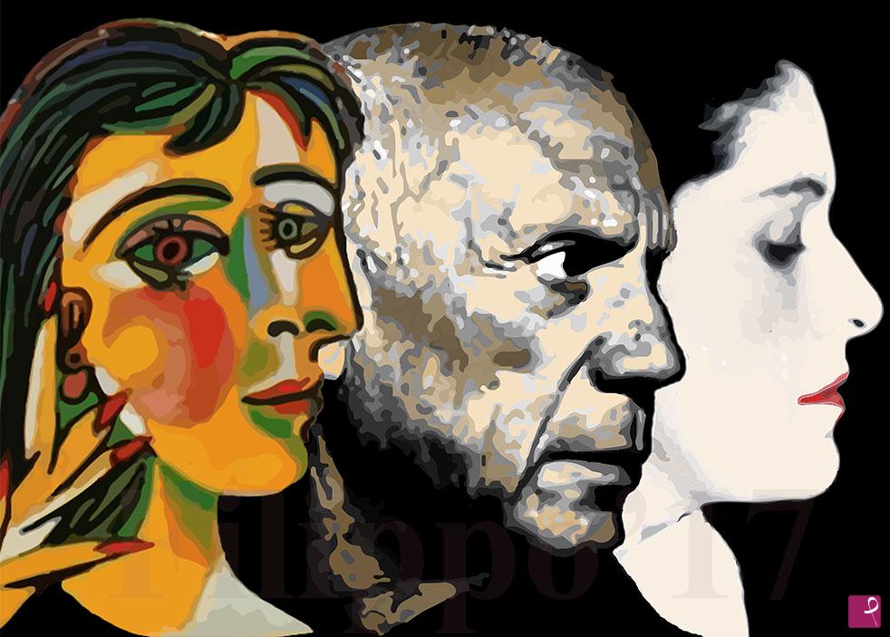 quadri in vendita online - Picasso e la modella : ritratto di Dora Maar 