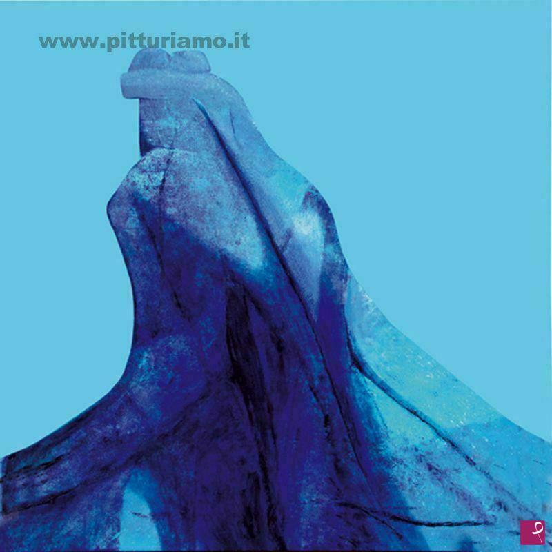 quadri in vendita online - Picco blu