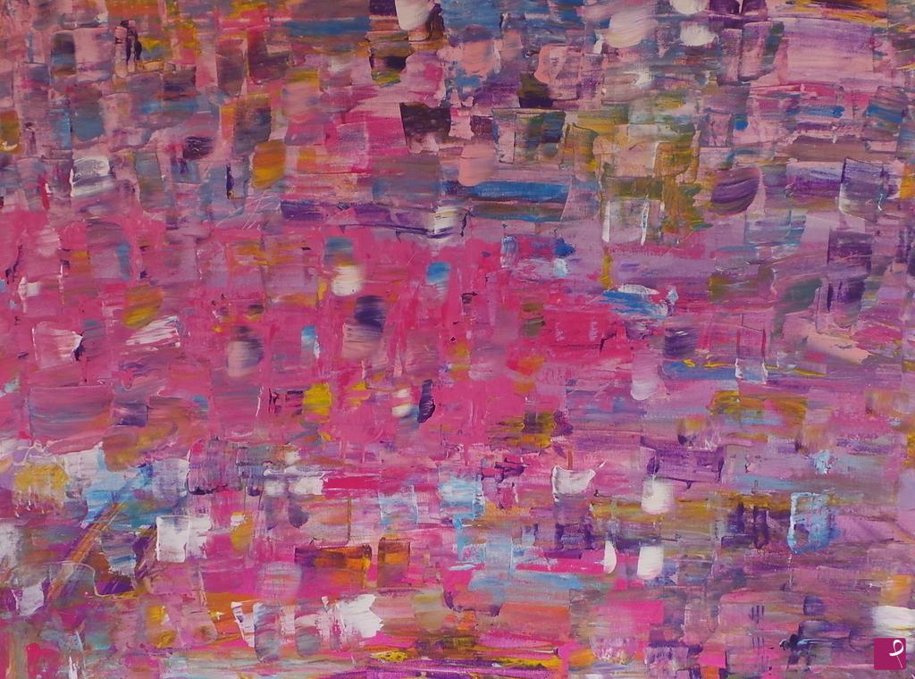 quadri in vendita online - pink raimbow