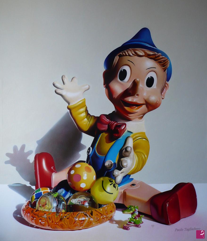 quadri in vendita online - pinocchio e balocchi
