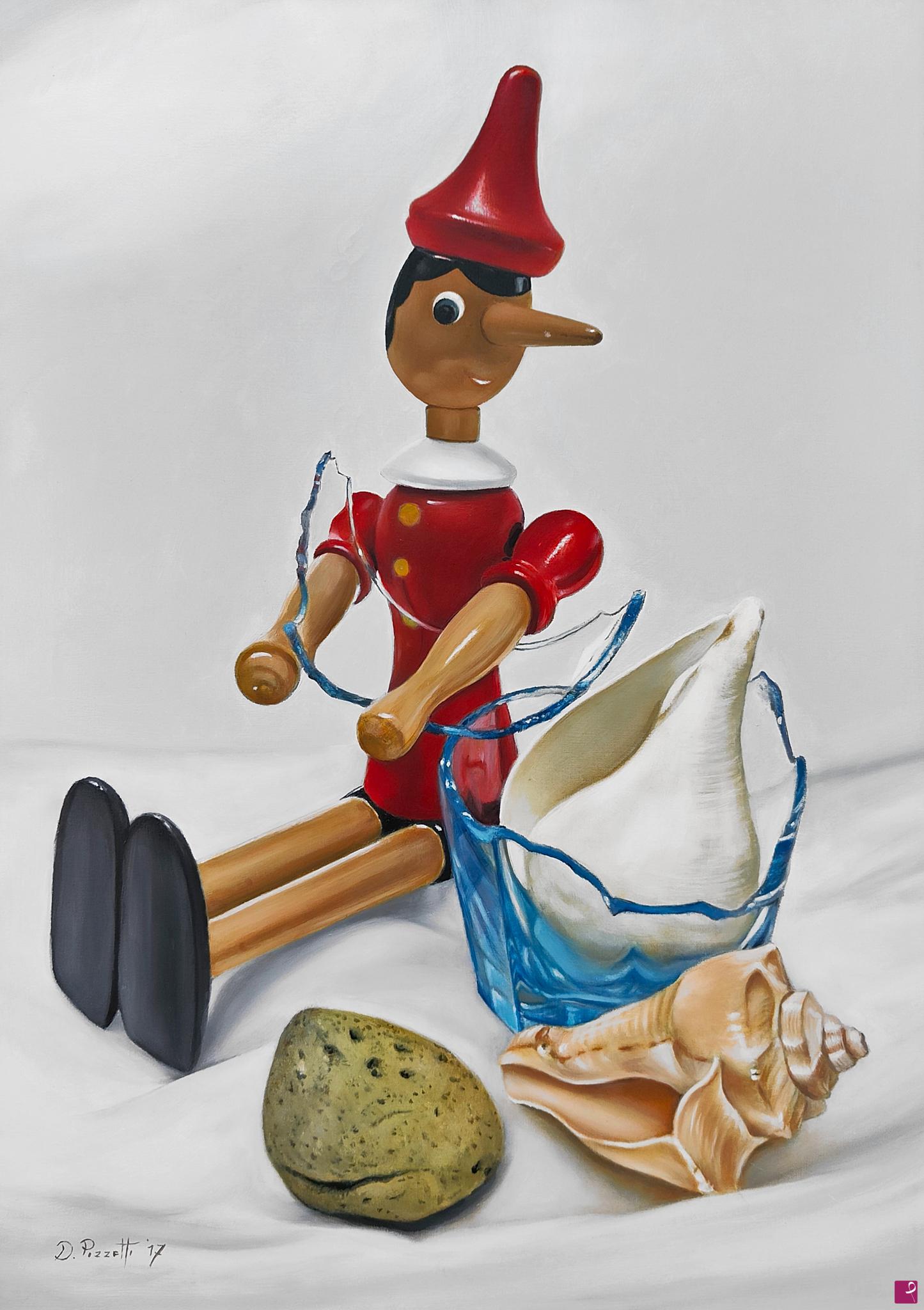quadri in vendita online - Pinocchio L'Artista (2017)