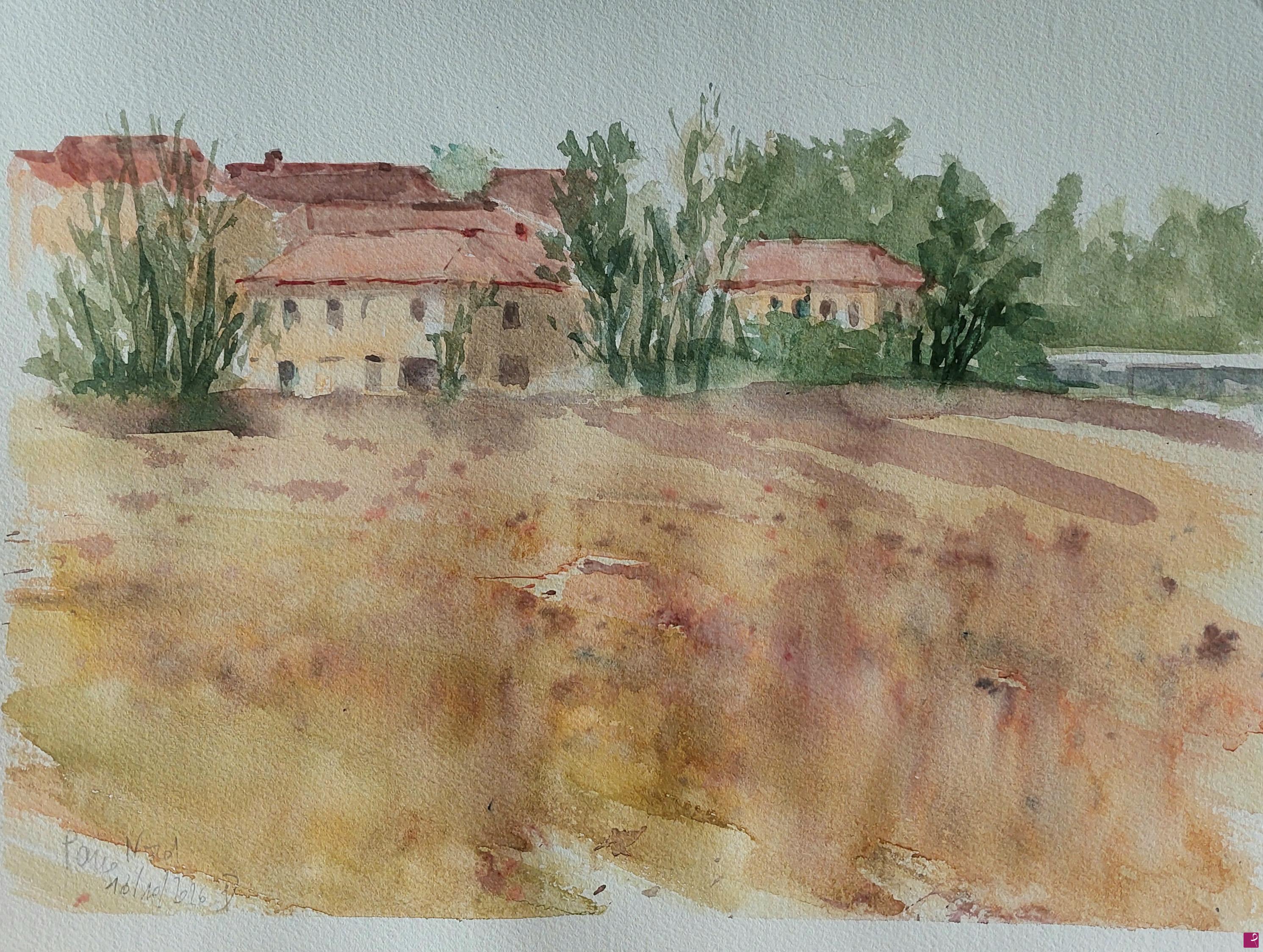 quadri in vendita online - Plein air al Parco Nord, 16 ottobre 2026