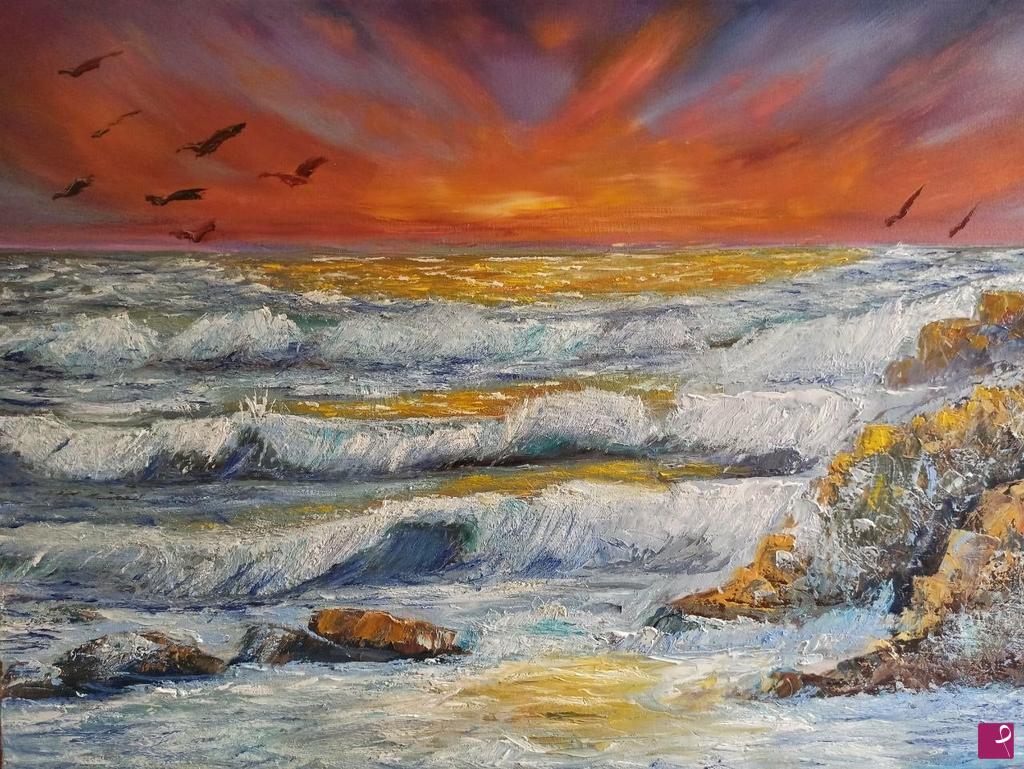 quadri in vendita online - Poesia del mare