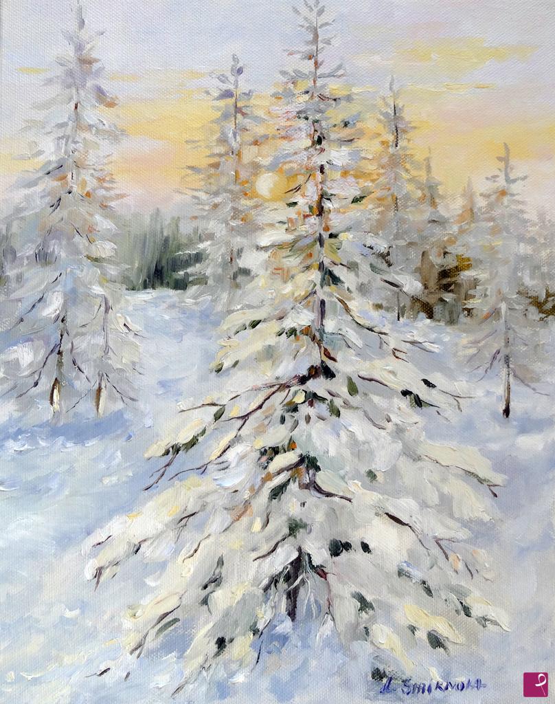 quadri in vendita online - Poesia d'inverno