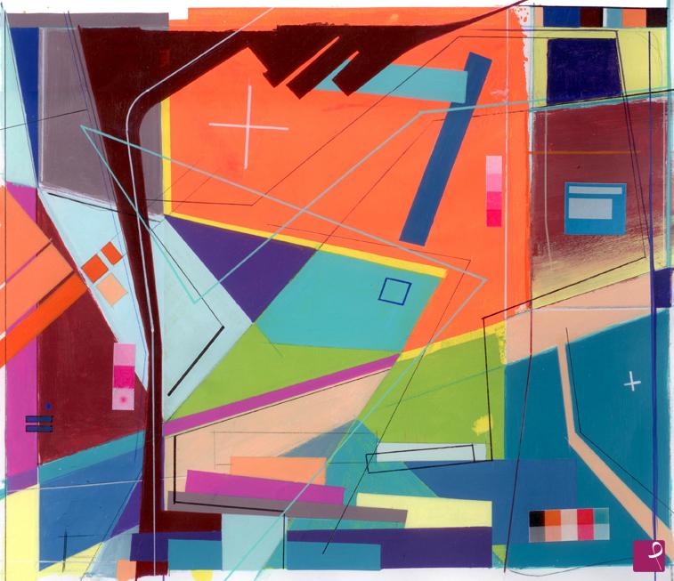 quadri in vendita online - polychropo composition 001 - derivation 003