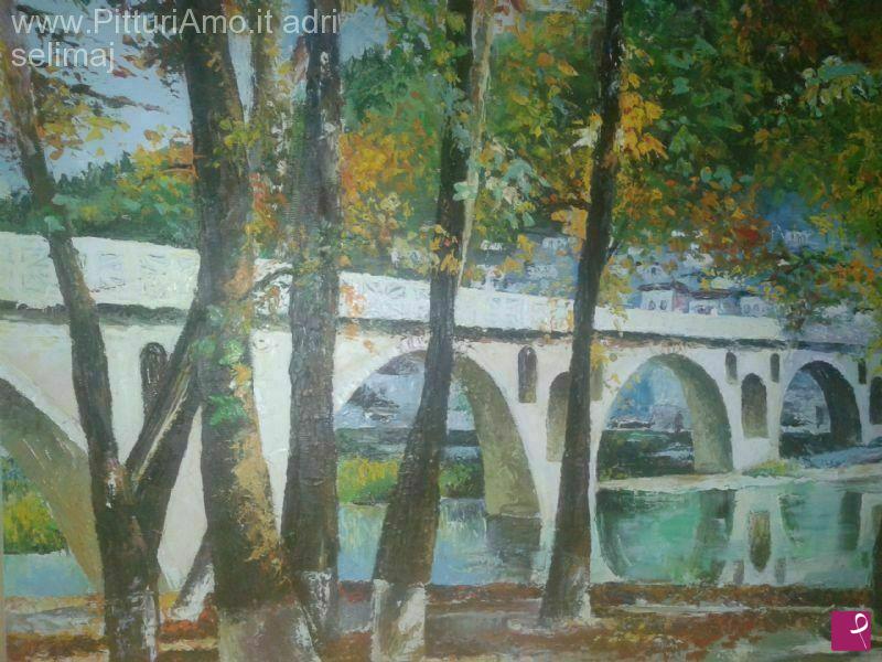 quadri in vendita online - ponte Goriza a Berat Albania