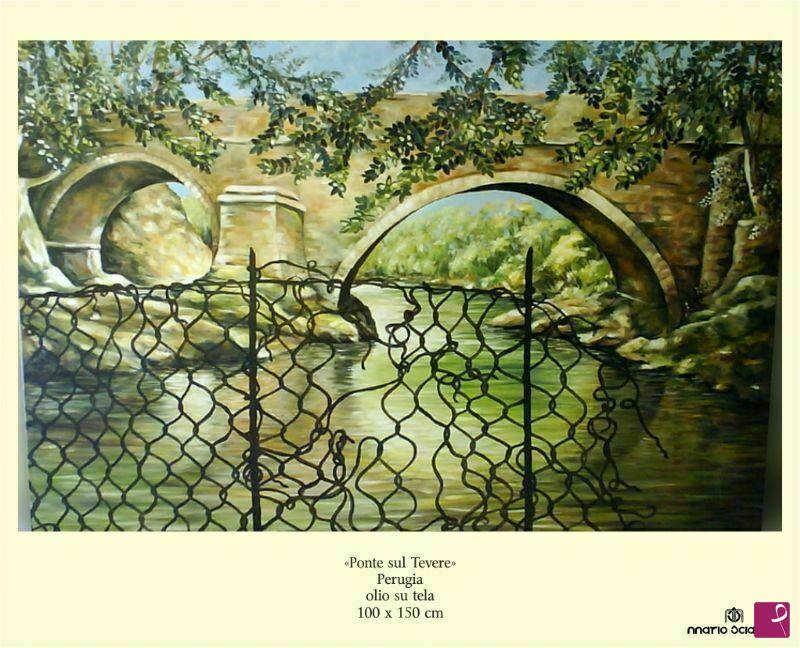 quadri in vendita online - Ponte sul Tevere