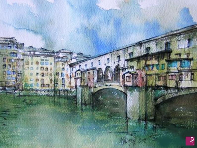 quadri in vendita online - Ponte Vecchio