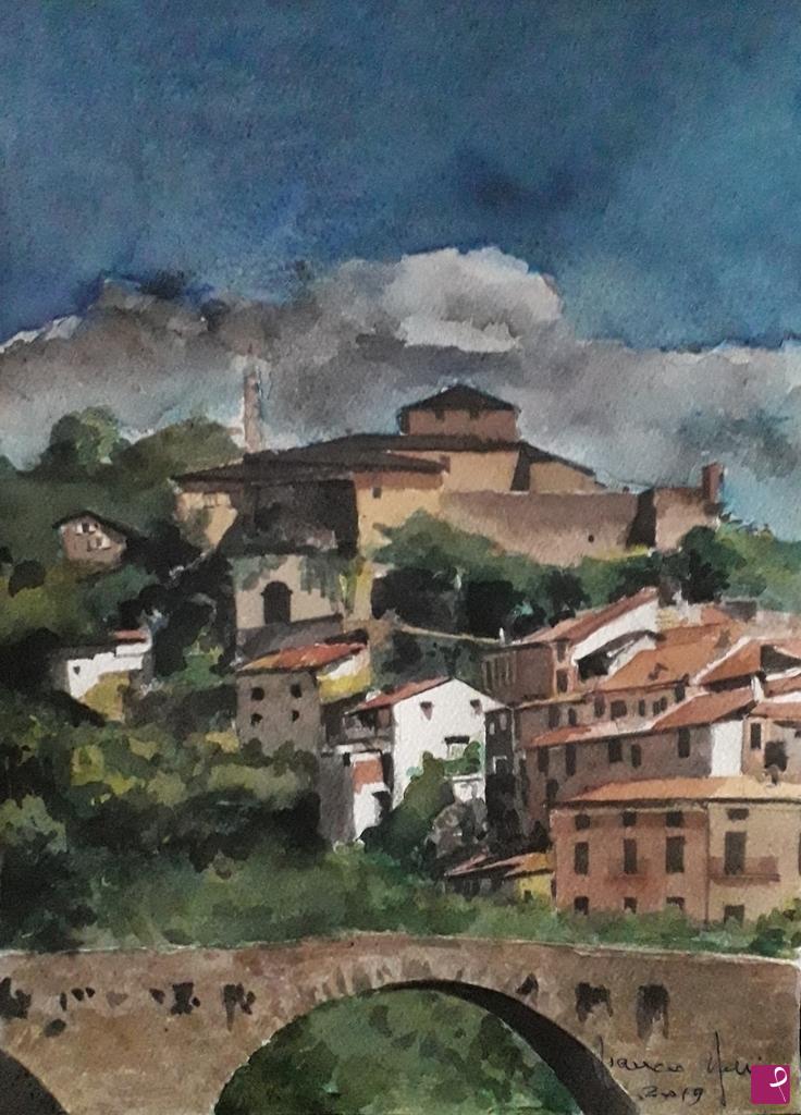 quadri in vendita online - Pontremoli, il castello del Piagnaro