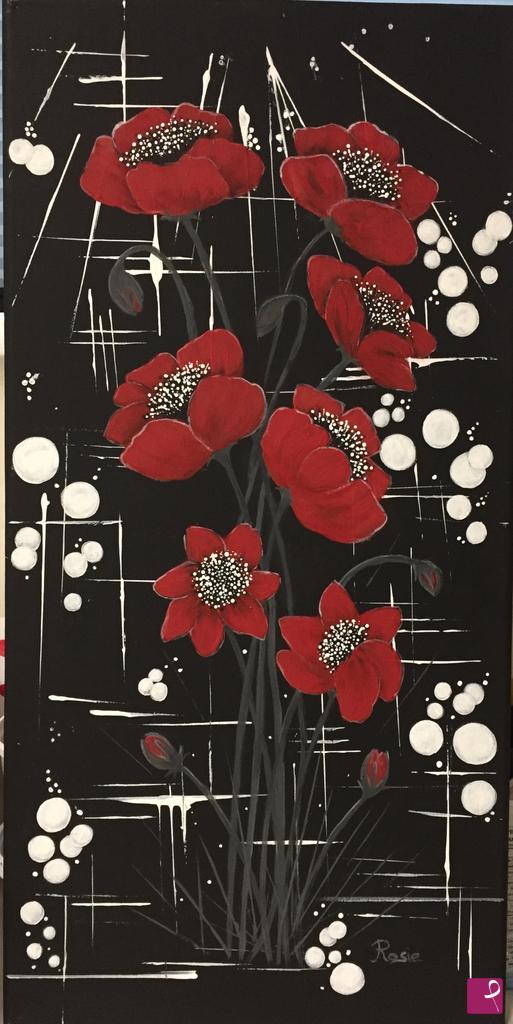 quadri in vendita online - Poppies in the bubble 