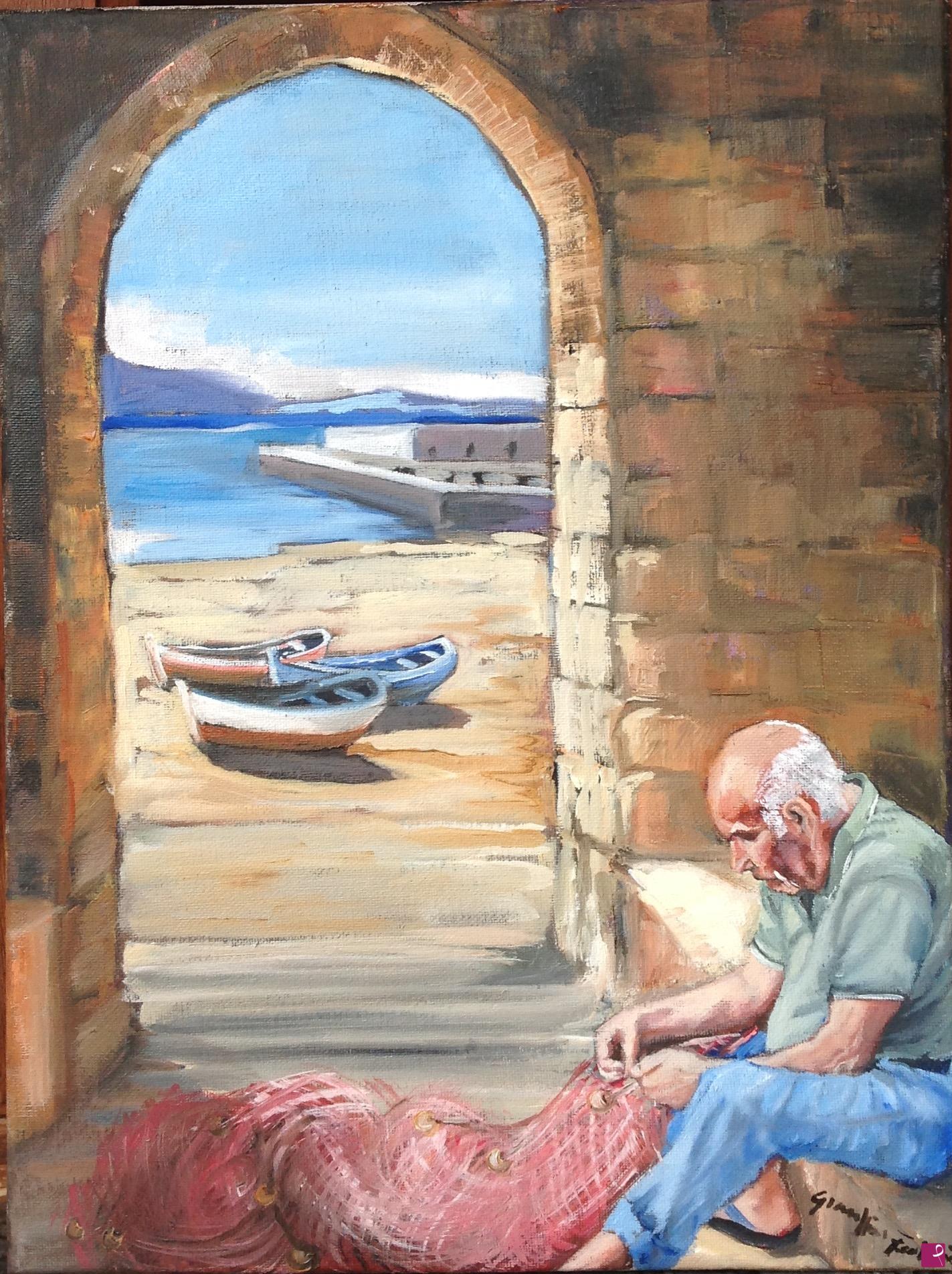 quadri in vendita online - PORTA PESCARA( Cefalù)