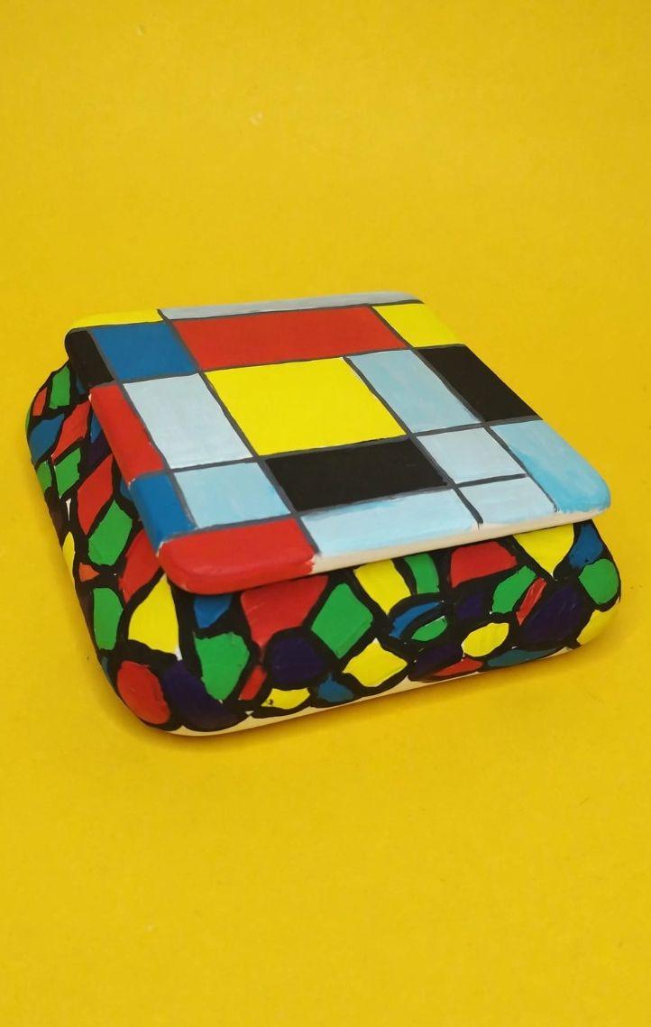 quadri in vendita online - portagioie alla Mondrian