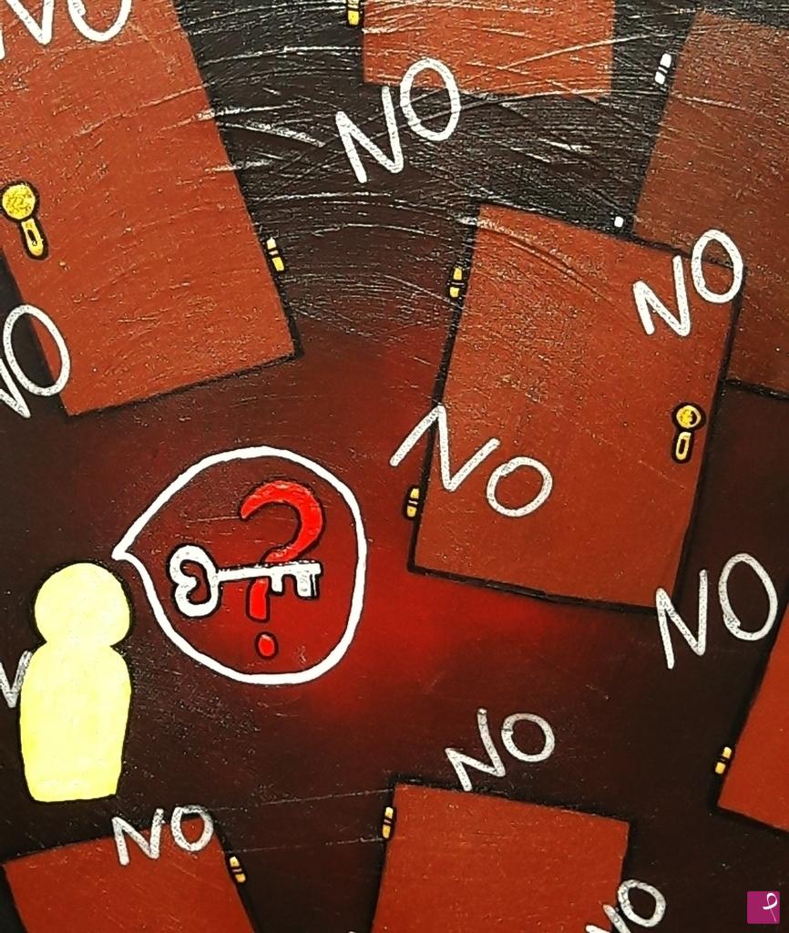 quadri in vendita online - Porte chiuse