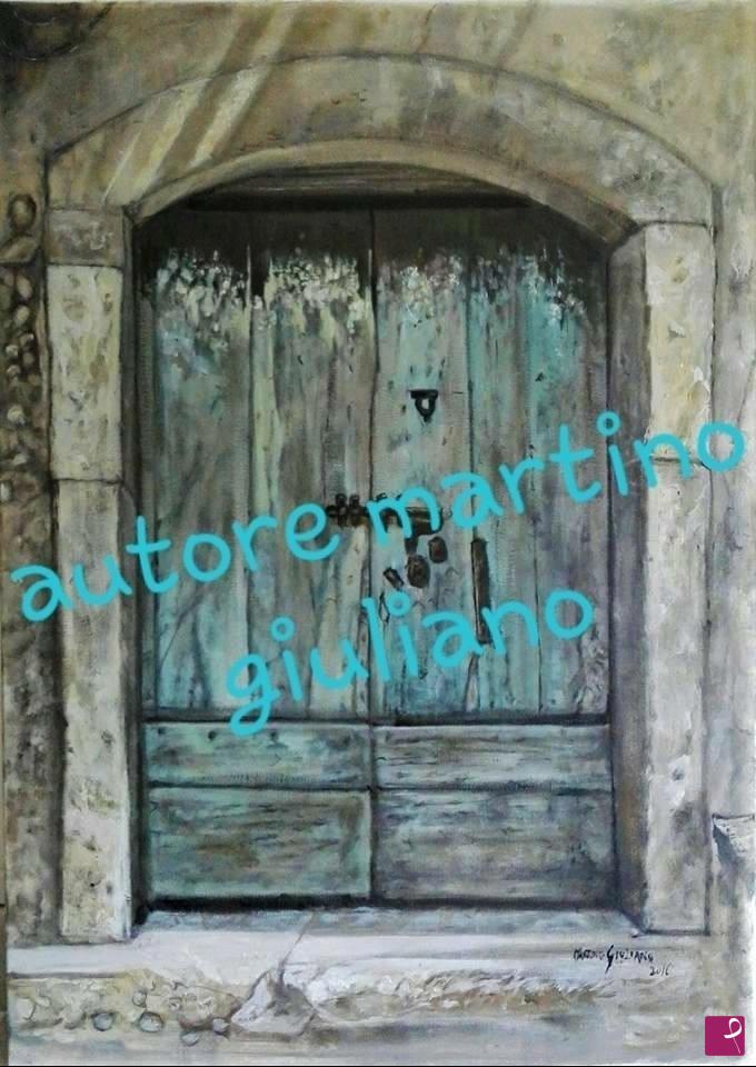 quadri in vendita online - portone antico