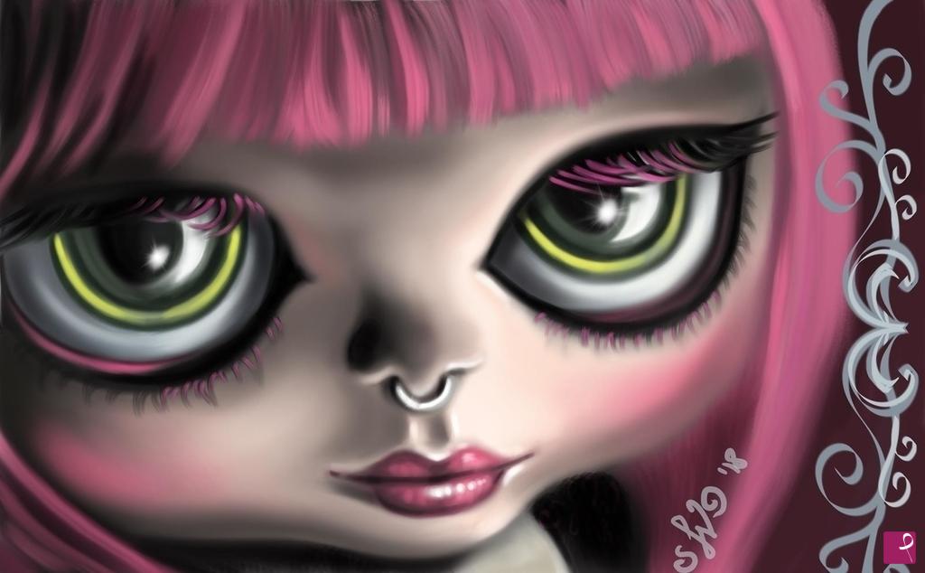 quadri in vendita online - Portrait Doll 5