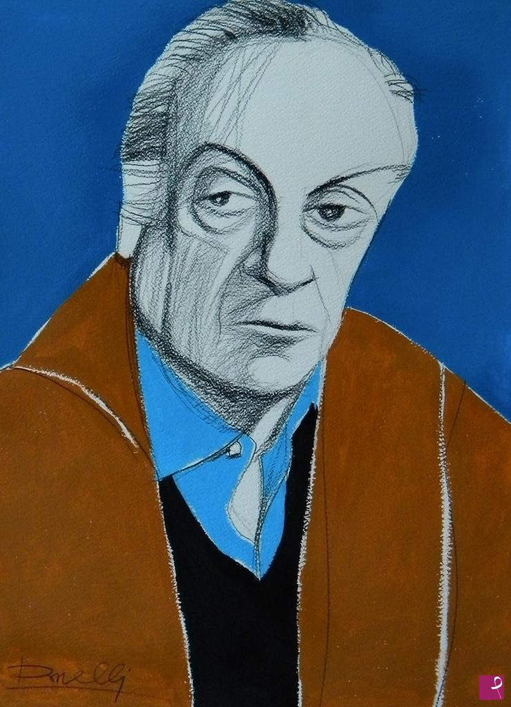 quadri in vendita online - Portrait of Renato Guttuso