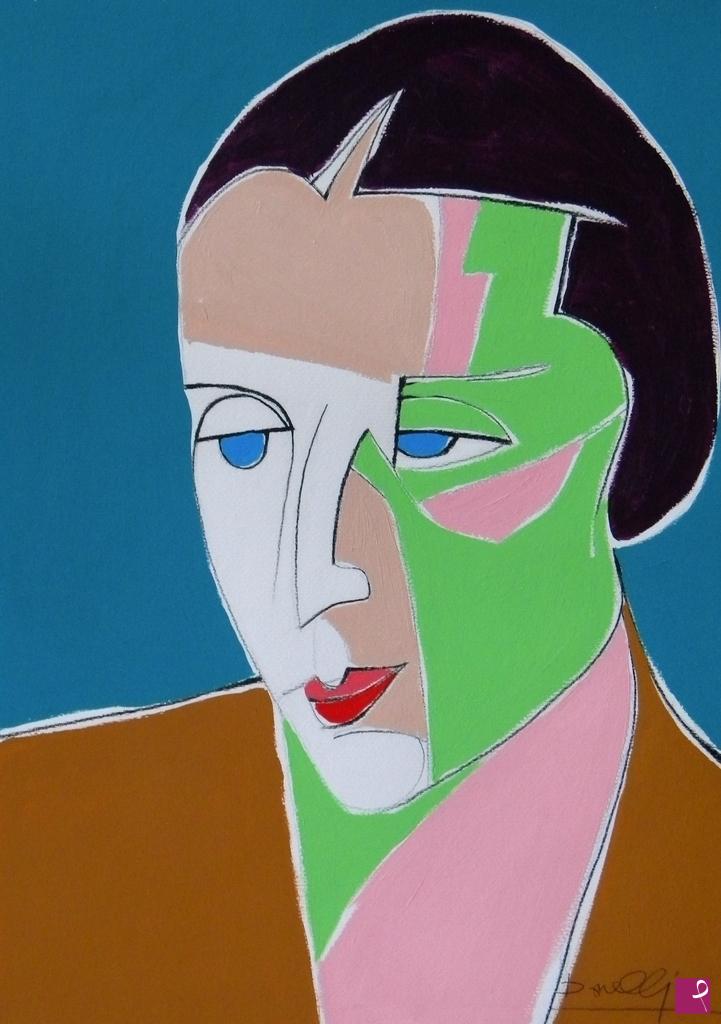 quadri in vendita online - Portrait of Tamara de Lempicka