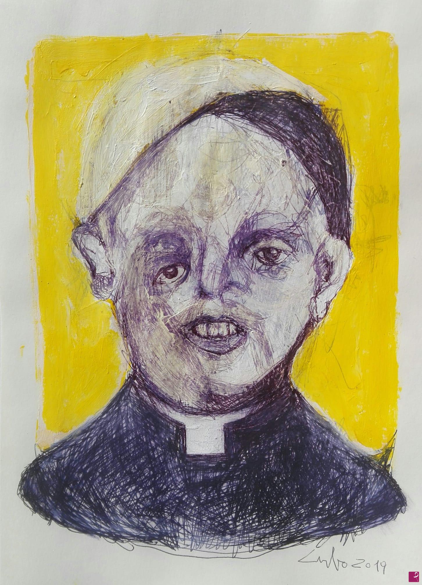 quadri in vendita online - Priest II