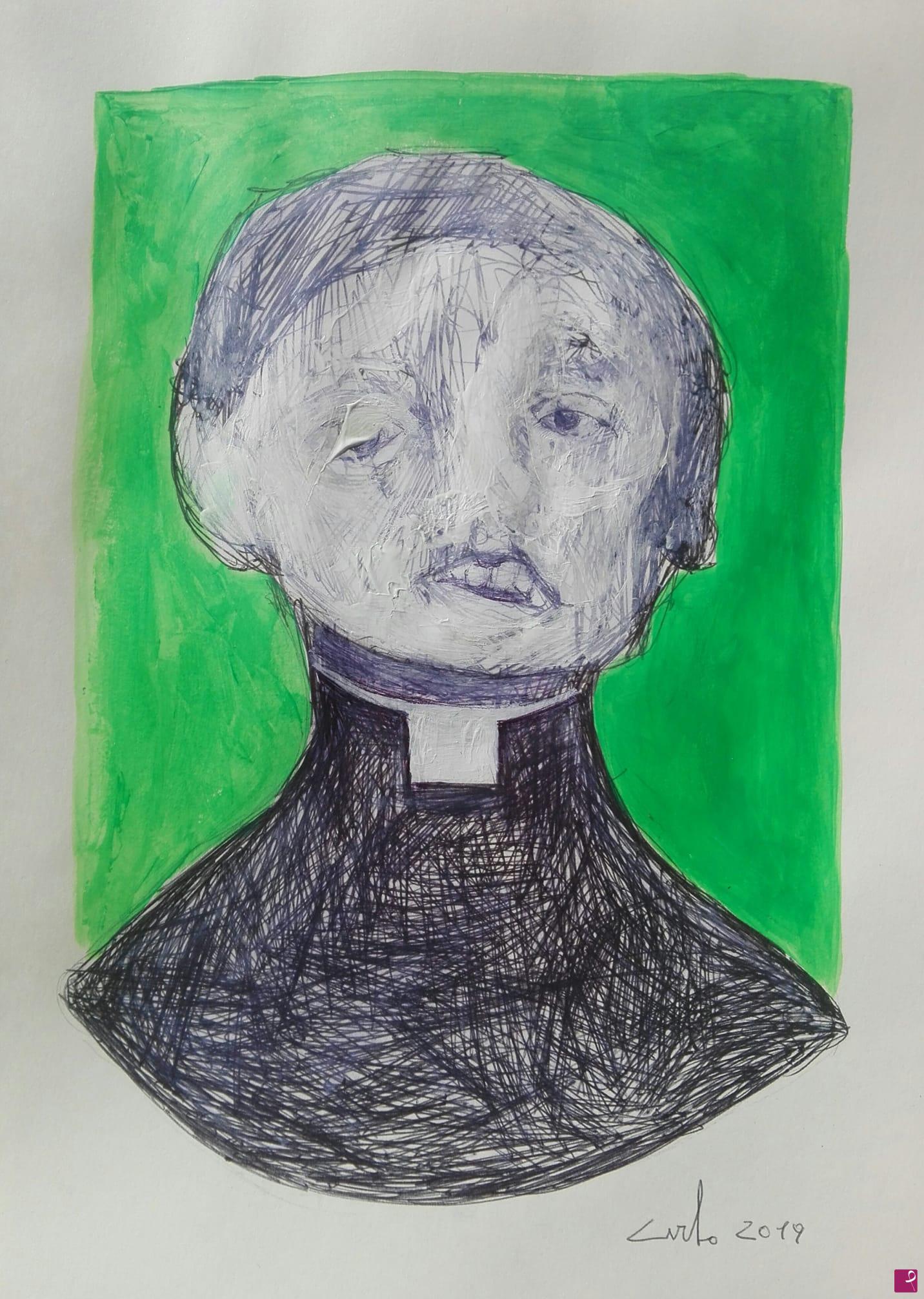 quadri in vendita online - Priest V
