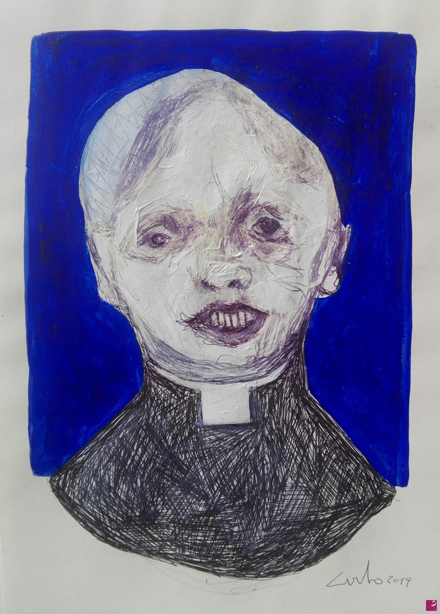 quadri in vendita online - Priest VI 