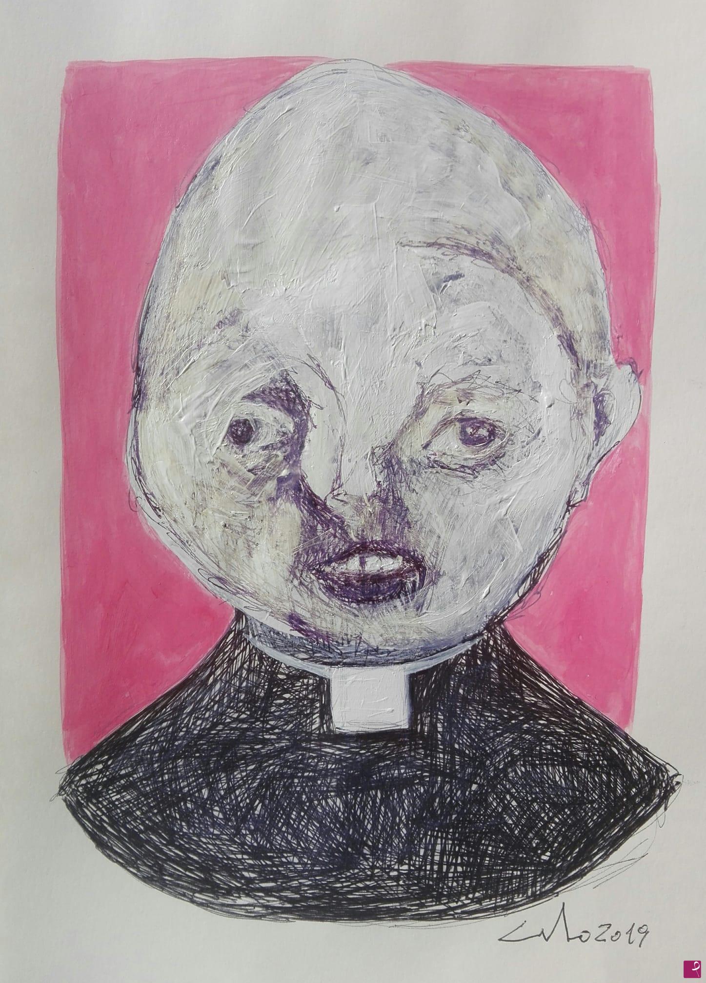 quadri in vendita online - Priest VII