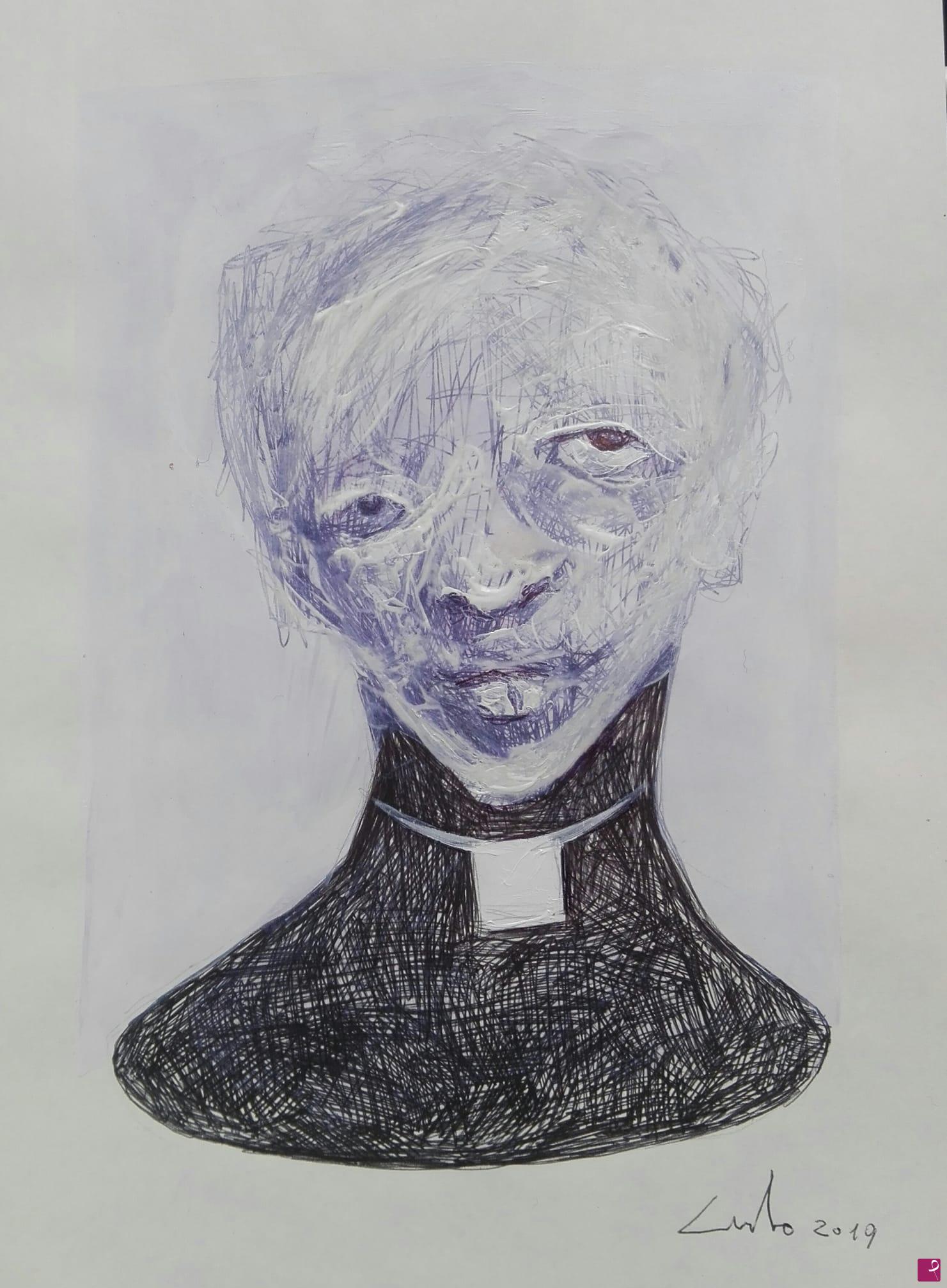 quadri in vendita online - Priest X 