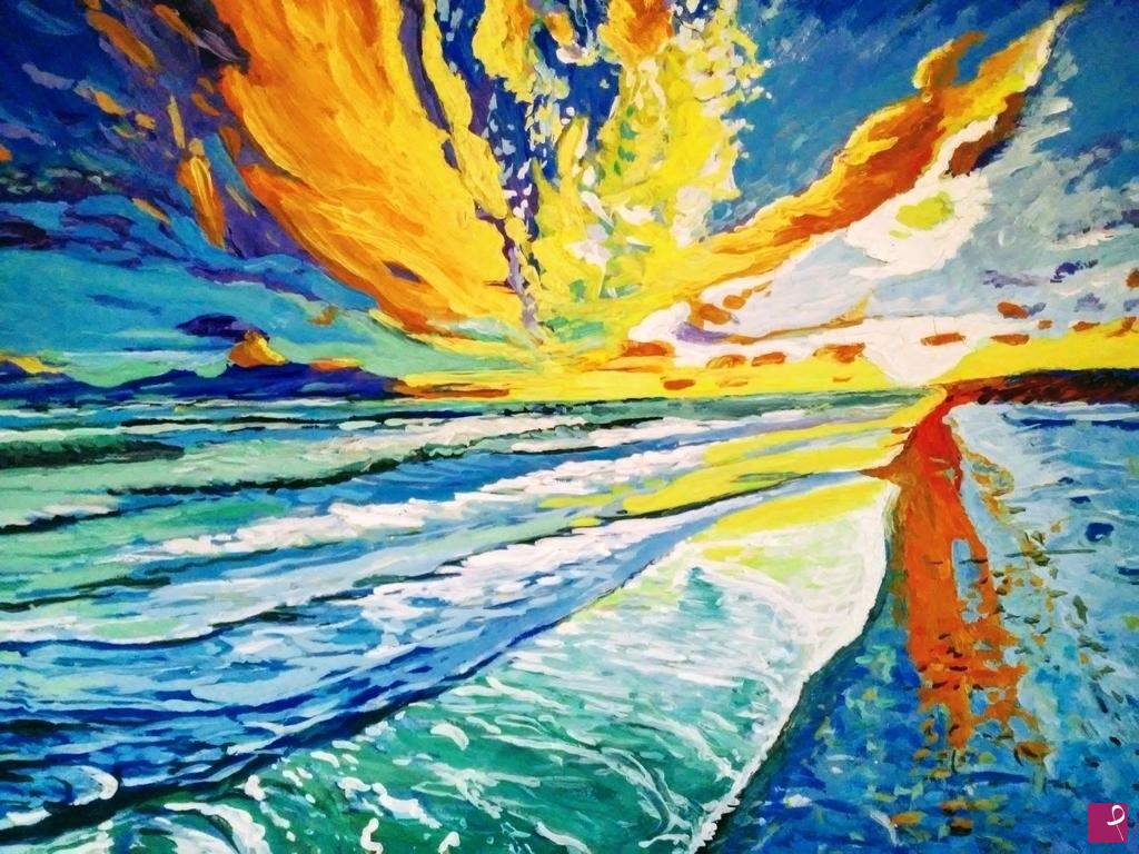 quadri in vendita online - Prima dell alba