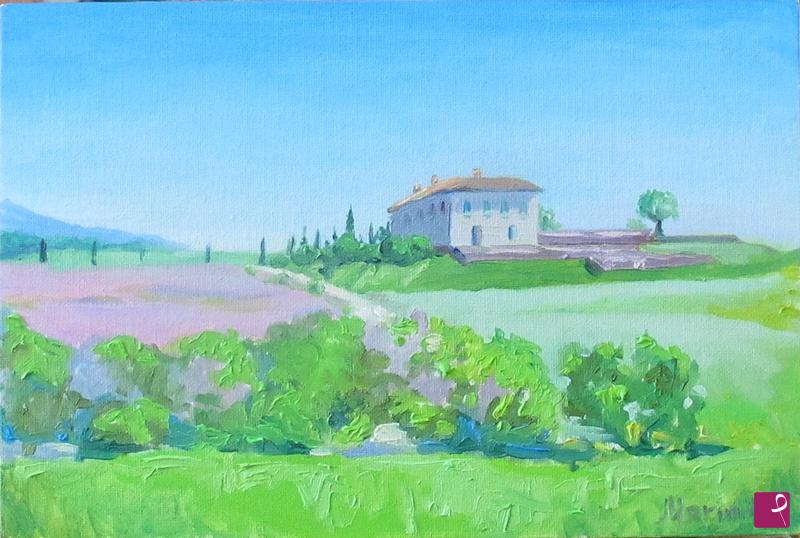 quadri in vendita online - "Primavera in Toscana"