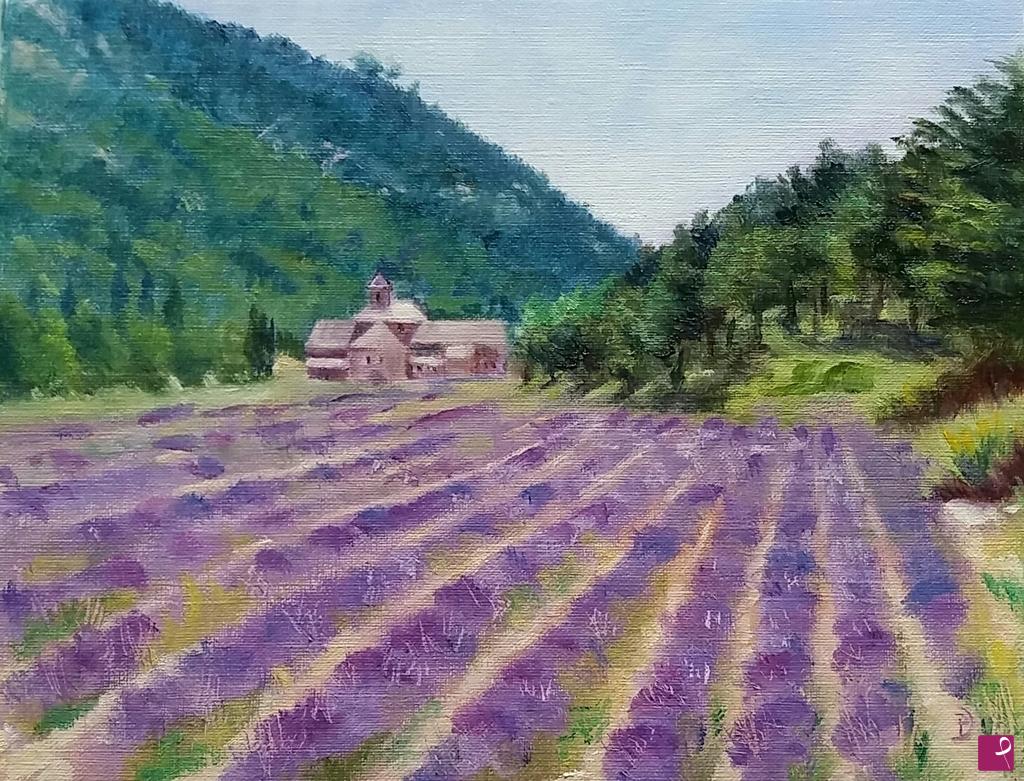 quadri in vendita online - Profumo di lavanda 