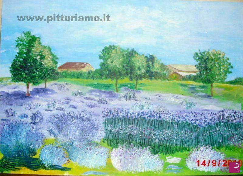 quadri in vendita online - Profumo di lavanda