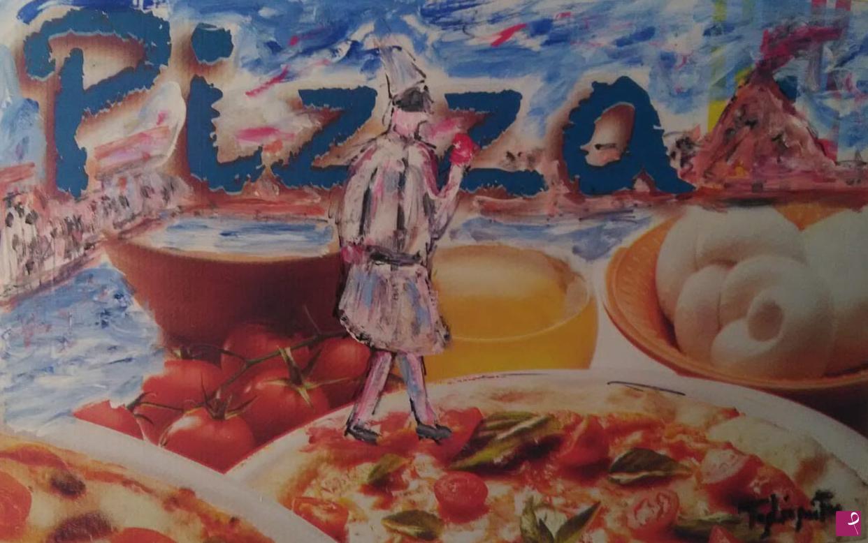quadri in vendita online - Pulcinella a Napoli