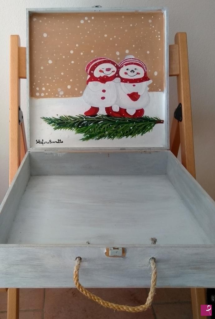 quadri in vendita online - Pupazzi di neve
