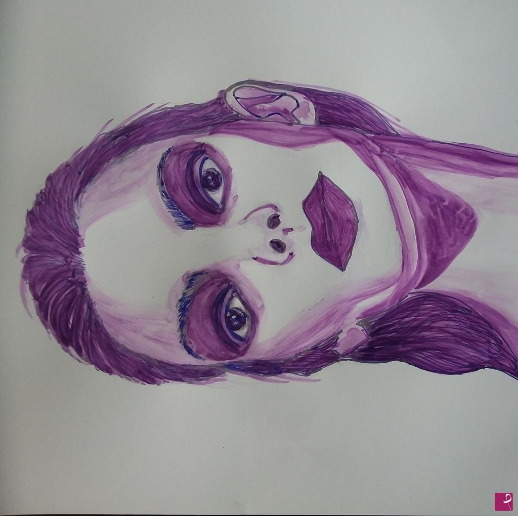 quadri in vendita online - Purple