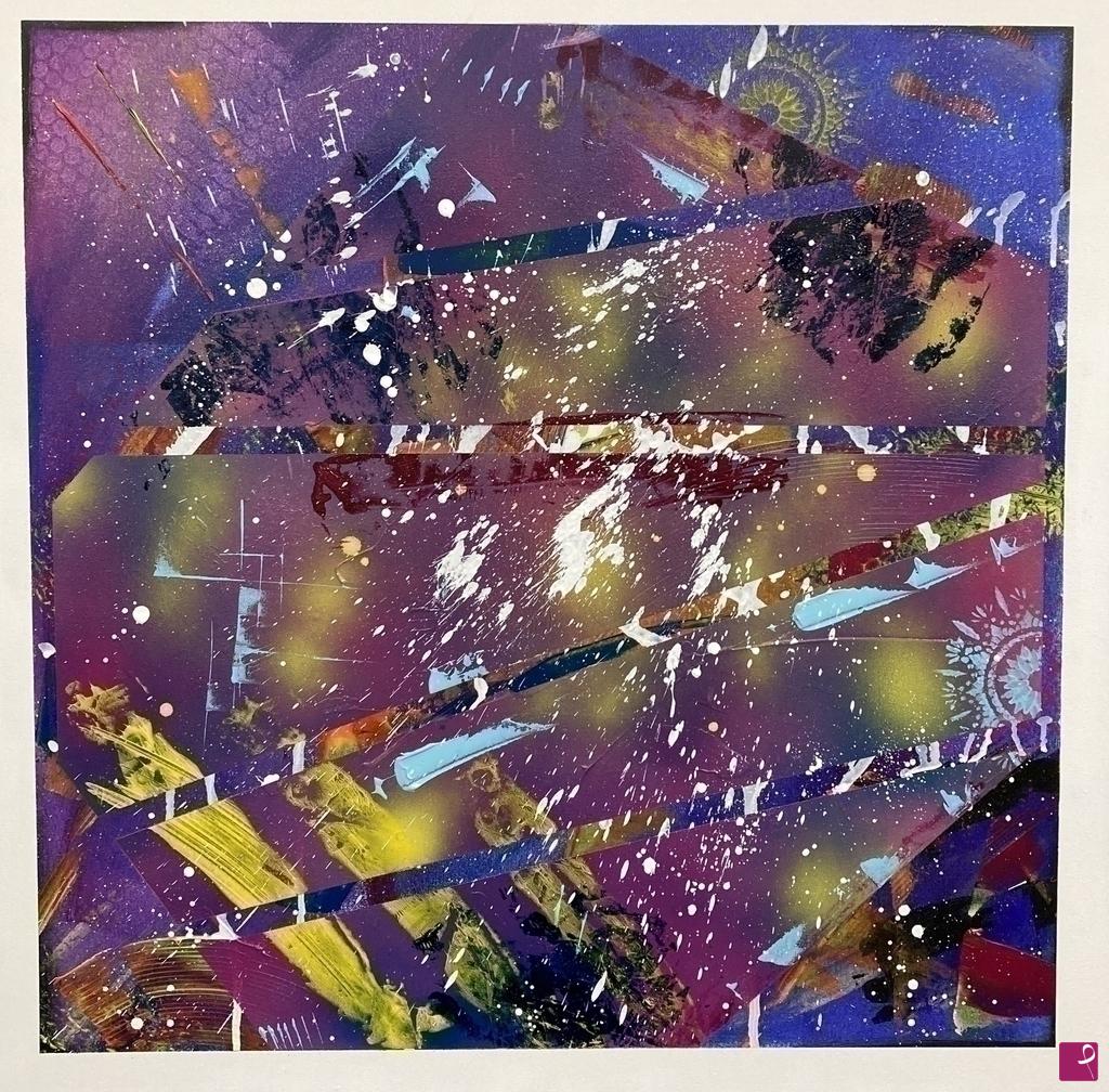 quadri in vendita online - Purple 