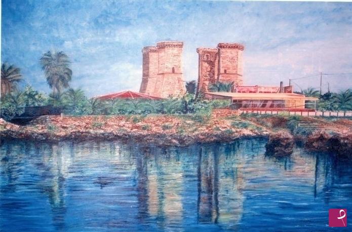 quadri in vendita online - Quattro Colonne (Santa Maria al Bagno Nardò)