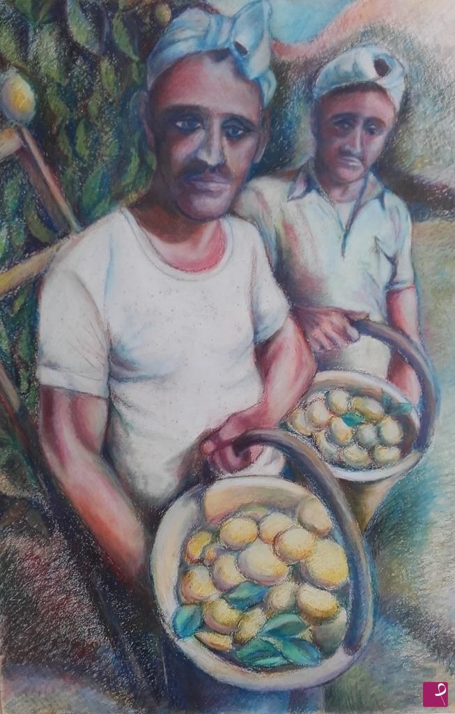 quadri in vendita online - RACCOLTA DEI LIMONI