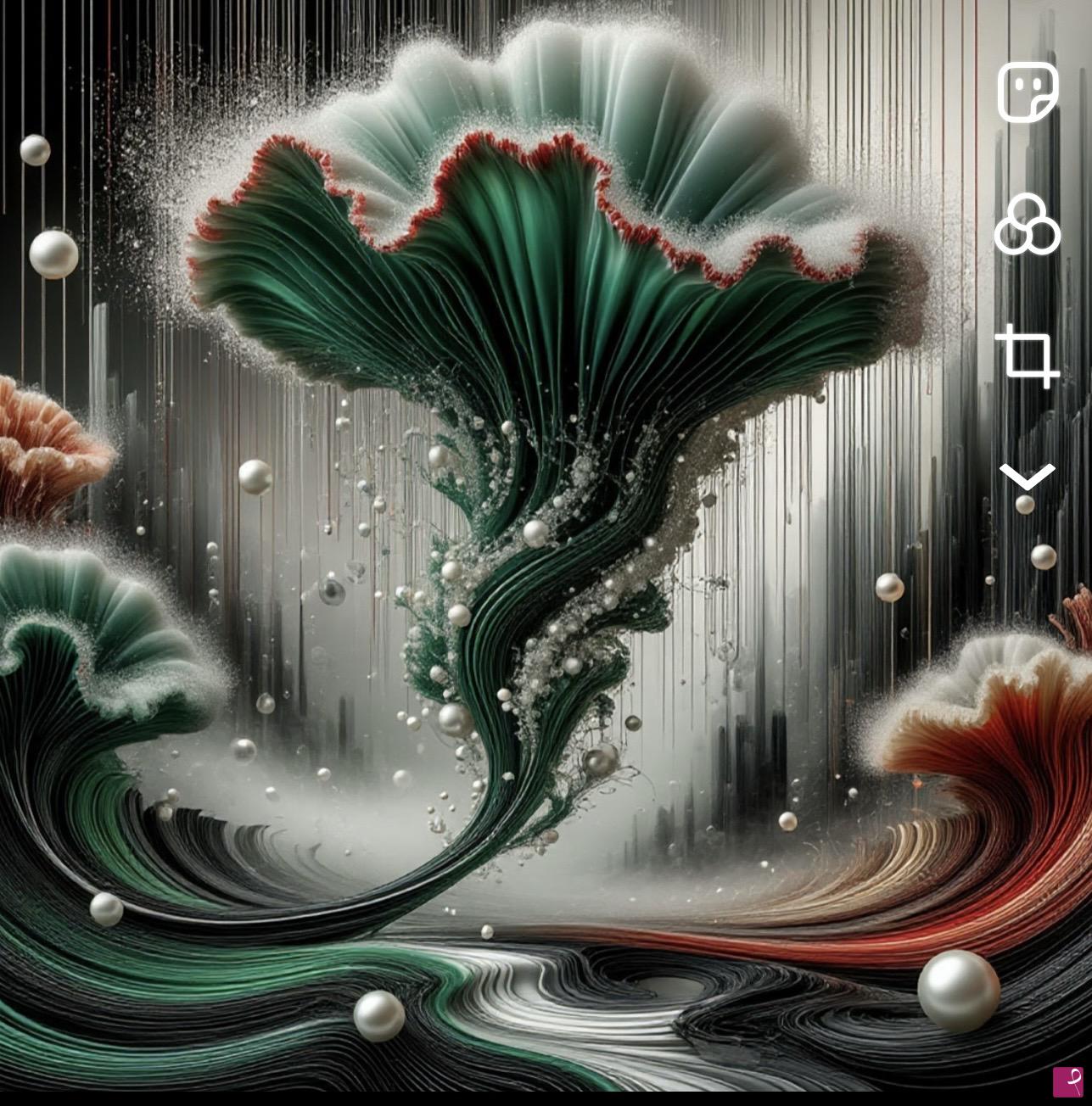 quadri in vendita online - Rain Flower