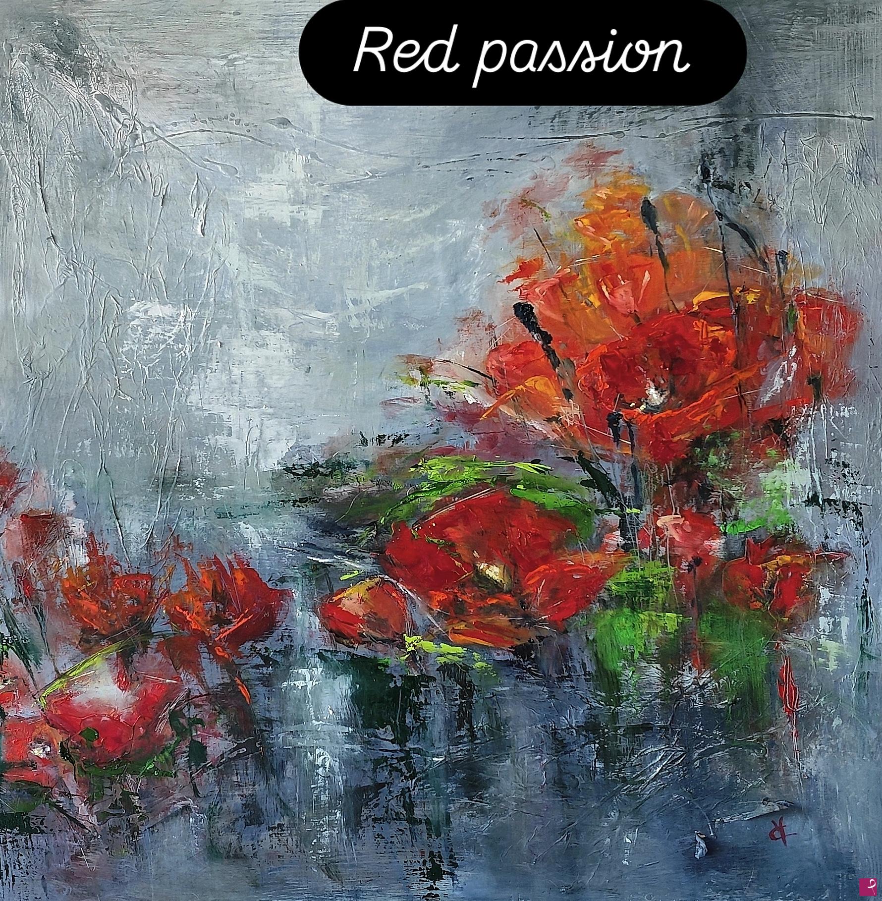 quadri in vendita online - Red passion