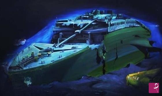 quadri in vendita online - Relitto TiTanic