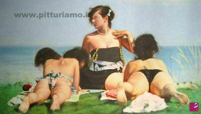 quadri in vendita online - ricordi d'estate