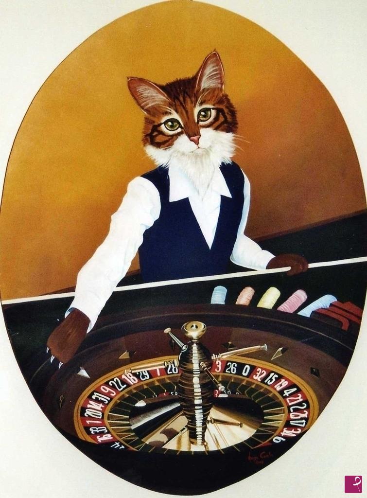 quadri in vendita online - RIEN NE VA PLUS - LE CROUPIER