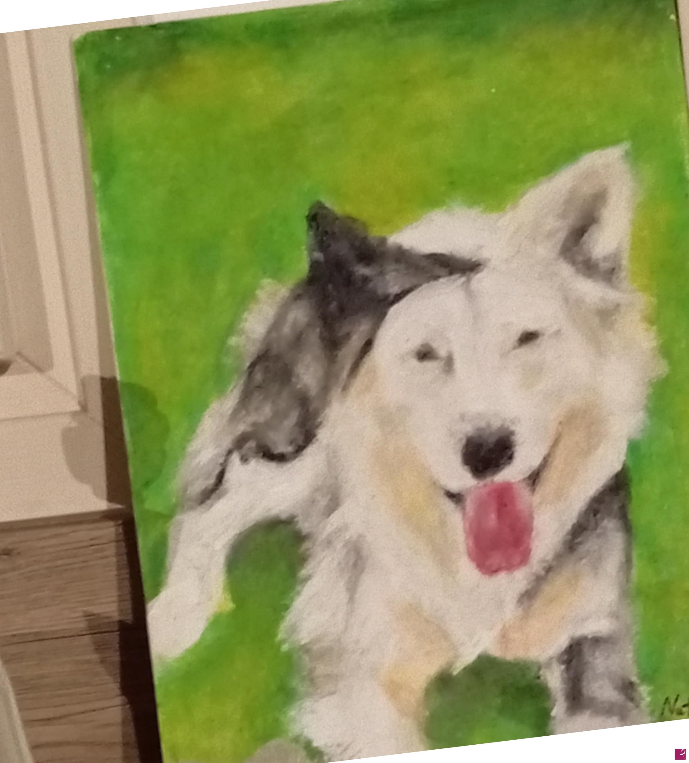 quadri in vendita online - Ritratto di cane