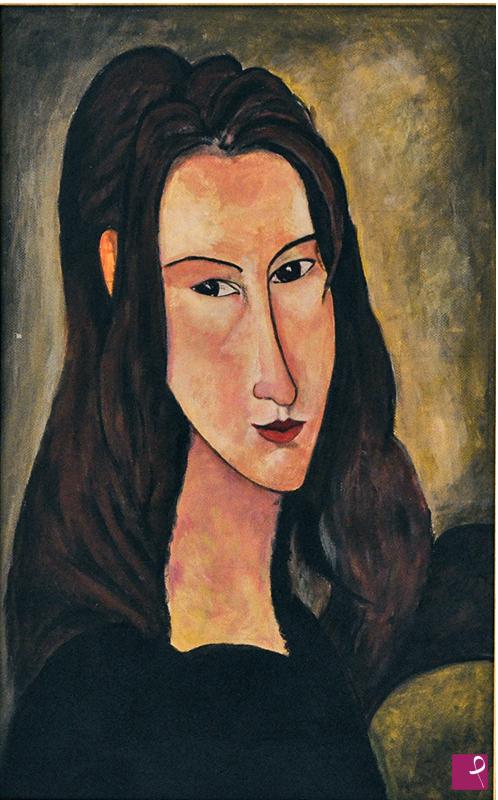 quadri in vendita online - Ritratto di Jeanne Hebuterne