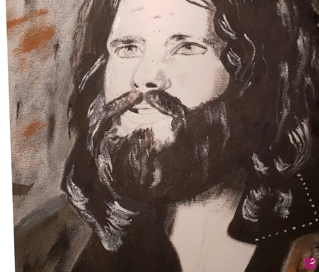 quadri in vendita online - Ritratto di Jim Morrison 