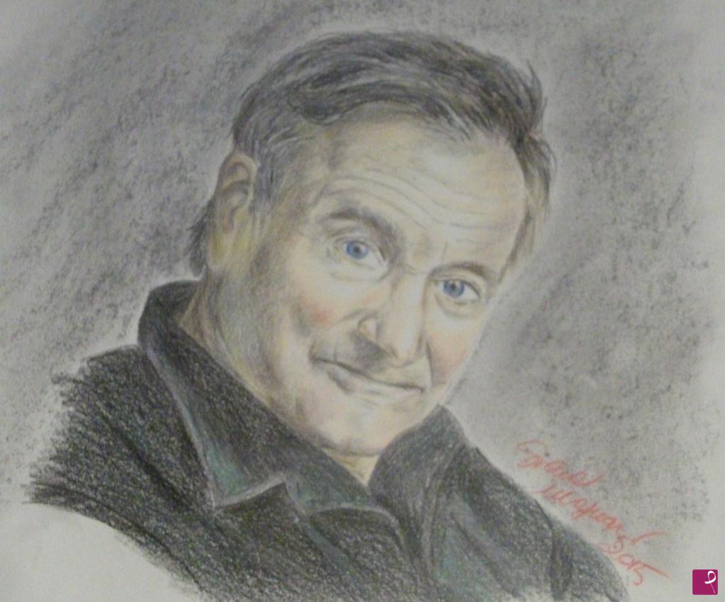 quadri in vendita online - ritratto di Robin Williams